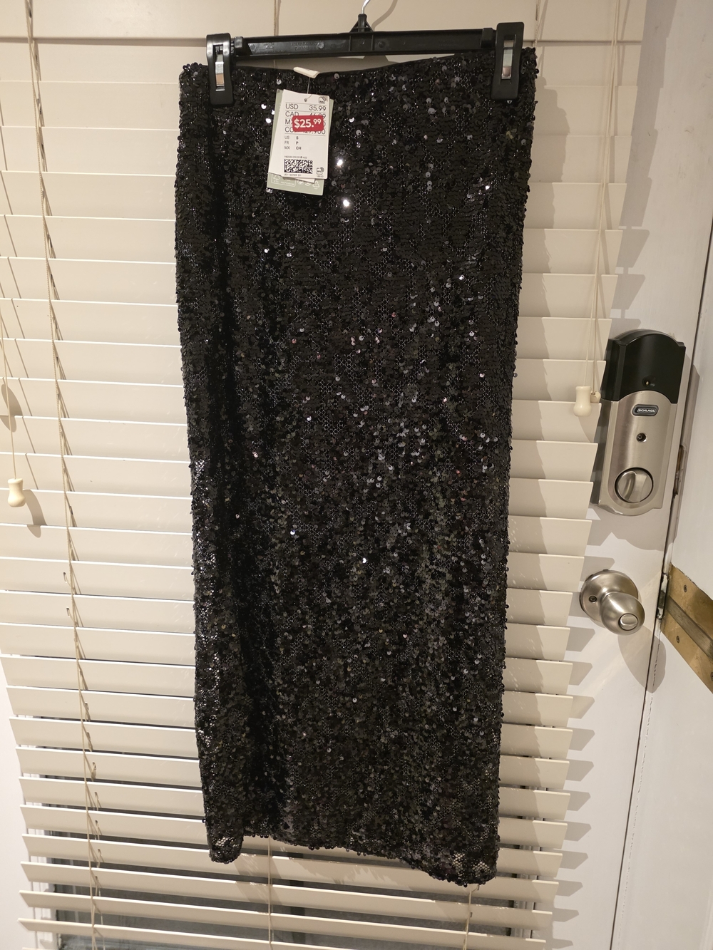 Black Sequin Maxi Skirt - Elegant Evening Wear